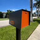 Retrobox-2.0 in TEXTURED GRAY METALLIC - Modern Mailbox