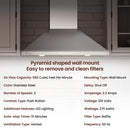 Rangaire 36" Wall-Mounted Range Hood 580 CFM Convertible  Stainless Steel  RHWMP36S