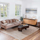 Rice Handcrafted Fringed Jute Carpet