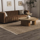 Rice Handcrafted Fringed Jute Carpet