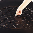 Aluminum 44-in Round Propane Fire Table with Beads, Covers and Lid