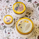 Signature Pressed Floral Candle - Roman Lavender