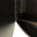 26 in. W x 30 in. H x 5.1 in. D LED Round Bathroom Medicine Cabinet with Mirror