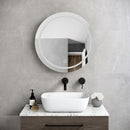 26 in. W x 30 in. H x 5.1 in. D LED Round Bathroom Medicine Cabinet with Mirror