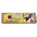 Eclectic Rooster | Wall Art Print on Real Wood