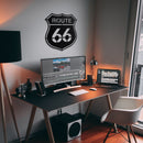 Route 66 Metal Car Culture Wall Art - MT1236