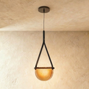 Avgi Leather Pendant Light