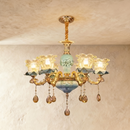 Blanche Chandelier - Blue