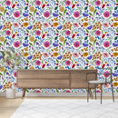 Modish Summer Flowers Wallpaper