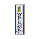 Welcome Buggs Island Lake Pineapple RUD1 | Wall Art Print on Real Wood