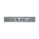 Buggs Island Lake Shabby RUD1 | Wall Art Print on Real Wood