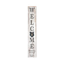 Running Springs, California Bear Welcome Wooden Sign | Wall Art Print on Real Wood