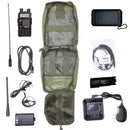 Radio Go Bag with Baofeng BF-F8HP, Portable Solar Charger & High-Power + Nagoya NA771