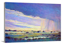 Rain Moving Along the Marsh - Open Edition Canvas Print
