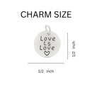 Rainbow Heart Love Is Love Retractable Charm Bracelet | Pride Jewelry Collection