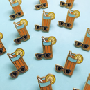 Raised On Sweet Tea & Sunshine Enamel Pin