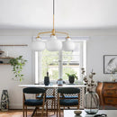 Raito Glass Globe Pendant Chandelier