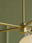 Raito Glass Globe Pendant Chandelier