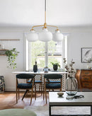 Raito Glass Globe Pendant Chandelier