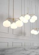 Raito Glass Globe Pendant Chandelier