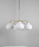 Raito Glass Globe Pendant Chandelier