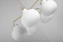 Raito Glass Globe Pendant Chandelier