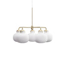 Raito Glass Globe Pendant Chandelier