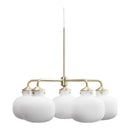 Raito Glass Globe Pendant Chandelier