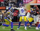 Matthew Stafford Game-Winning Touchdown Super Bowl LVI Los Angeles Rams 8" x 10" Football Photo