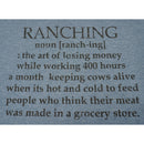 Ranching Noun T-Shirt | Heather Steel Blue | Multiple Sizes | Pretty & Fabulous