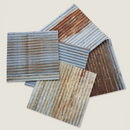 Corrugated Patina Samples - 4"x6"