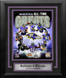 Baltimore Ravens All-Time Greats 8" x 10" Framed Football Photo