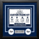 Tampa Bay Rays Custom MLB Baseball 11x14 Picture Frame Kit (Multiple Colors)