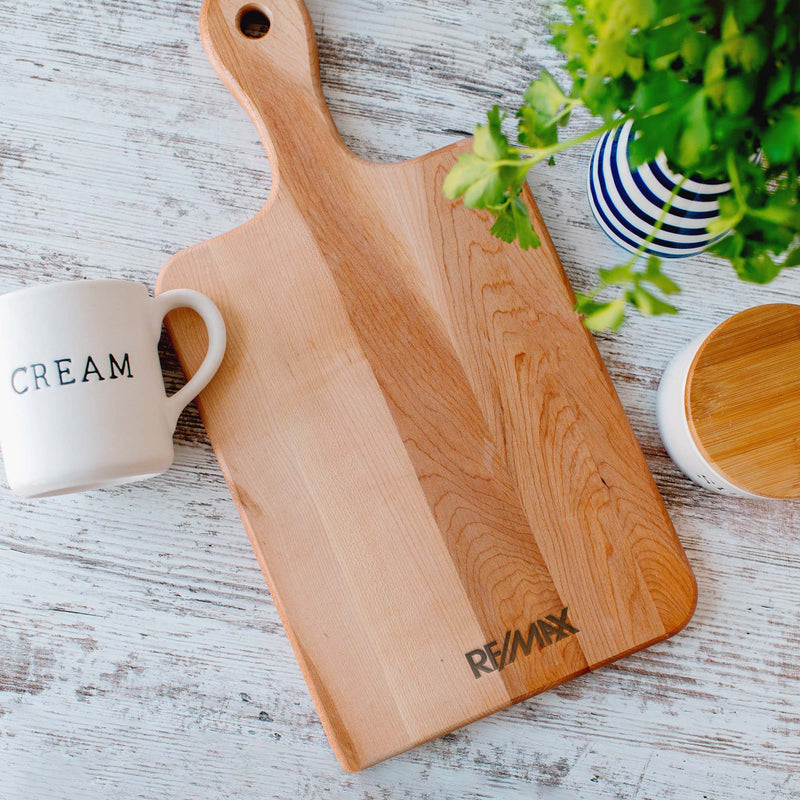 Realtor Gift Handle Cutting Board