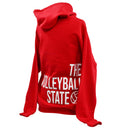 Red Volleyball State Hoodie | Multiple Sizes | Small Town Famous