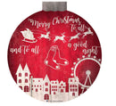 Boston Red Sox 12" Christmas Village Wall Art Wood Sign