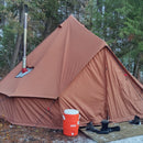 USED - 16' Regatta Bell Tent - Desert Red
