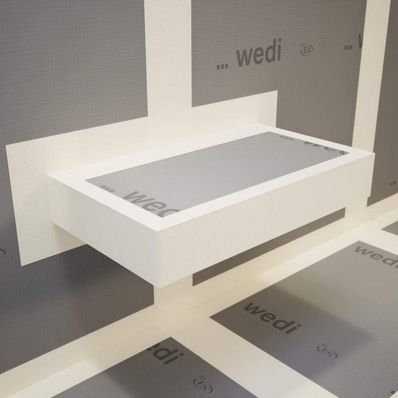 The Original Floating Shower Bench Kit­™ with wedi® & Original Shower Bench Bracket®