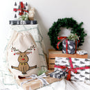 Reindeer Christmas Santa Sack