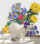 Summer Floral Bouquet Wallpaper