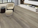 SPC Vinyl Rigid Core 7" Width 60" RL, 8mm Thick, 2mm IXPE Repose Stone, Galea Floors - Mazzia Collection living room view 3