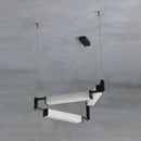 Resident Alabaster Modern Black Chandelier
