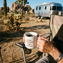 Retirement Gift "World's Longest Coffee Break" Stackable White Mug | Stoneware Tea Coffee| Retired | 14oz.
