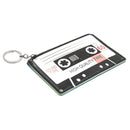 Retro Cassette Graphic Black White Cute Cool Small/Mini Zip Coin/Change Purse/Bag/Pouch/Wallet