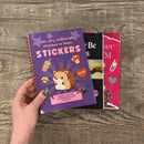 Reusable Sticker Storage Book | I Am Very Emotionally Attached to These Stickers | 50 Blank Pages Silicone Coated Release Paper Album