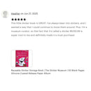 Reusable Sticker Storage Book | The Sticker Museum | 50 Blank Pages Silicone Coated Release Paper Album