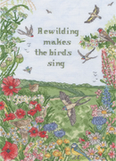 Rewild and Sing Meadow Counted Cross Stitch Kit by Bothy Threads XAL17