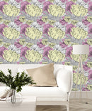 Large Hand Drawn Peonies Wallpaper