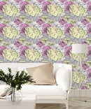 Large Hand Drawn Peonies Wallpaper