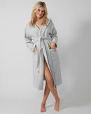 Ribbed Hooded Robe